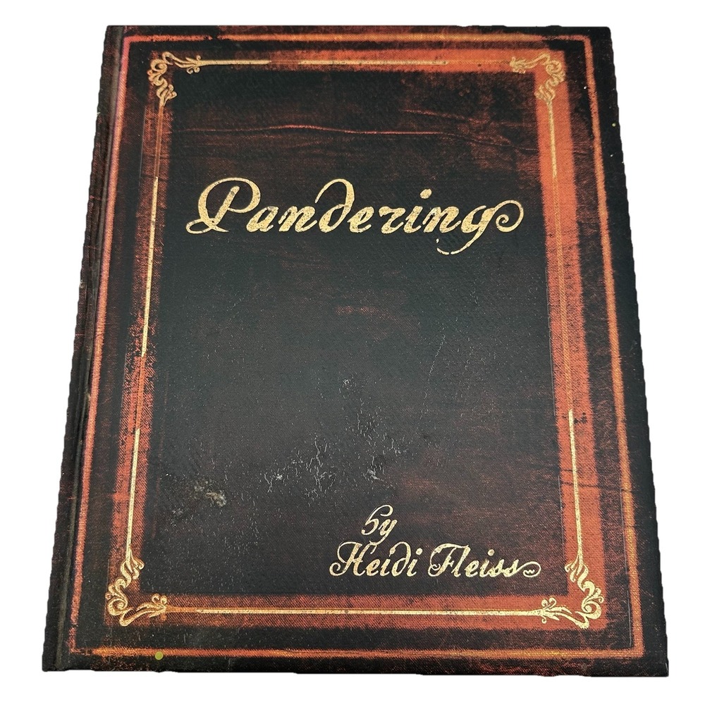 Pandering by Heidi Fleiss 1 Hour Entertainment 1st Print 2002 HC Autobiography